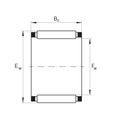 滾針及保持架組件 K42X47X13, 根據 DIN 5405-1/ISO 3030 標準